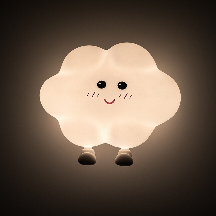 Rabalux - LED zatemnljivo polnilno otroško nočno svetilo na dotik LED/2,7W/5V 200 mAh oblak