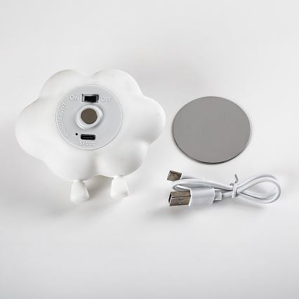 Rabalux - LED zatemnljivo polnilno otroško nočno svetilo na dotik LED/2,7W/5V 200 mAh oblak