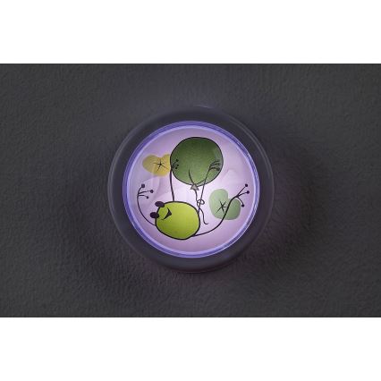 Rabalux - LED Otroška nočna luč LED/0,3W/2xAA 6000K