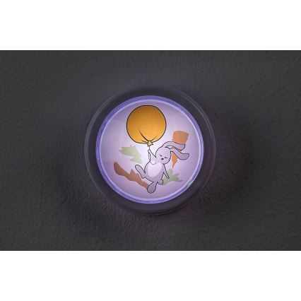 Rabalux - LED Otroška nočna luč LED/0,3W/2xAA 6000K