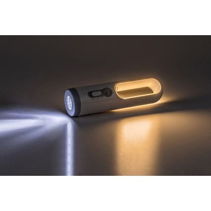 Rabalux - LED Prenosna polnilna svetilka s senzorjem LED/0,8W/3,7V 3000/7000K