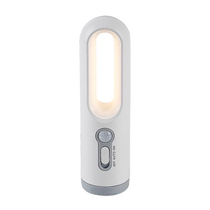 Rabalux - LED Prenosna polnilna svetilka s senzorjem LED/0,8W/3,7V 3000/7000K
