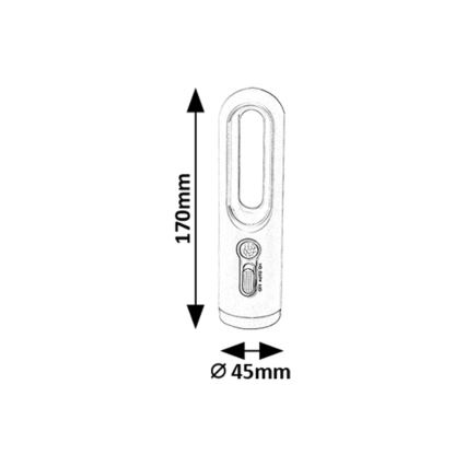 Rabalux - LED Prenosna polnilna svetilka s senzorjem LED/0,8W/3,7V 3000/7000K