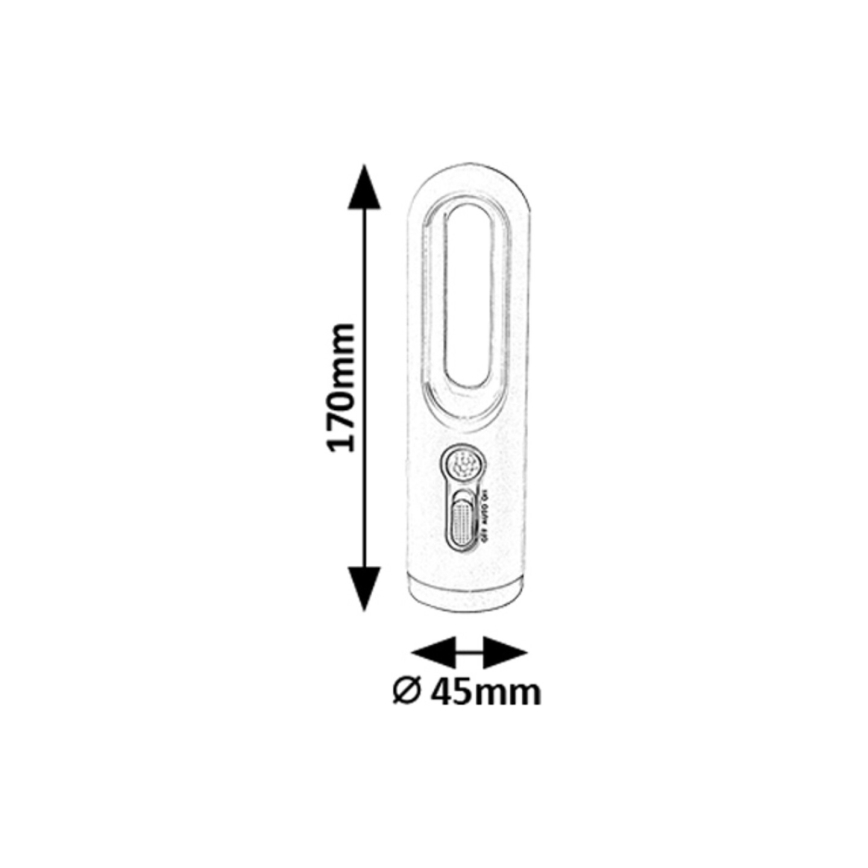 Rabalux - LED Prenosna polnilna svetilka s senzorjem LED/0,8W/3,7V 3000/7000K