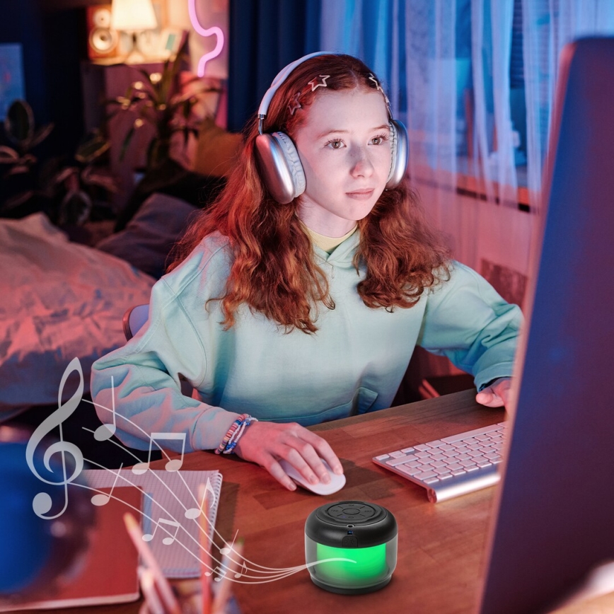 Rabalux - RGB Namizna svetilka z zvočnikom RGB/3W/3,7V 500mAh