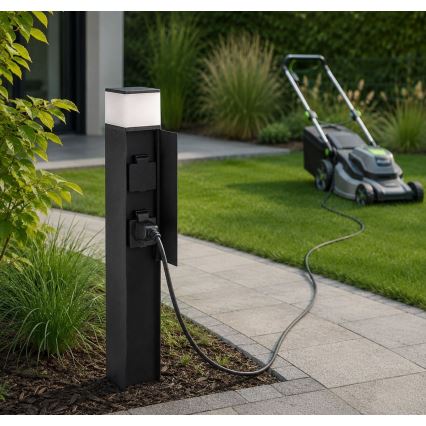 Rabalux - LED zunanja svetilka z 2 vtičnicama LED/10W/230V IP44