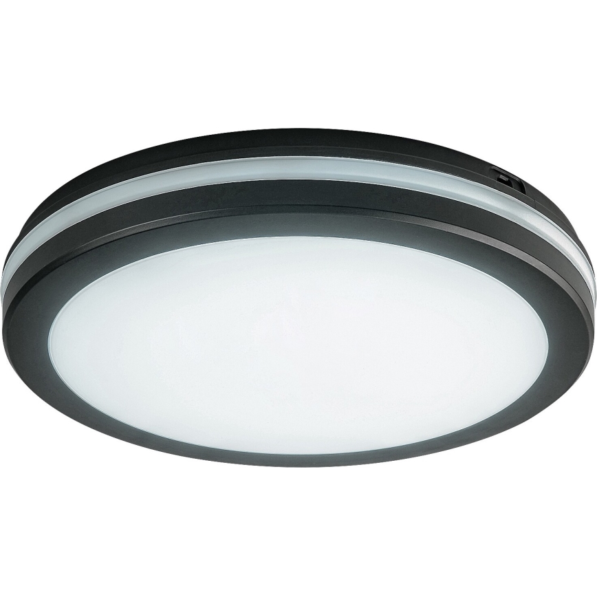 Rabalux - LED Kopalniška stropna svetilka LED/28W/230V 3000/4000/6500K IP54 črna
