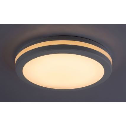 Rabalux - LED stropna svetilka za kopalnico, LED/28W/230V, 3000/4000/6500K, IP54, bela, premer 30 cm