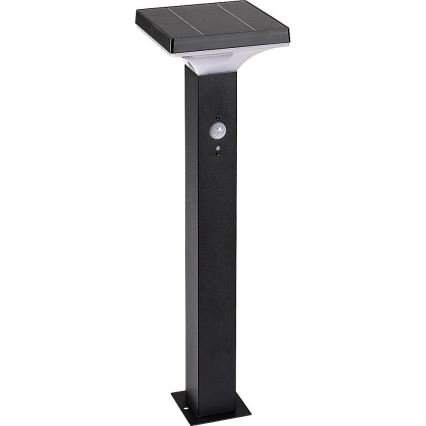 Rabalux - LED solarna svetilka s senzorjem LED/4W/3,7V IP44 črna 2200 mAh