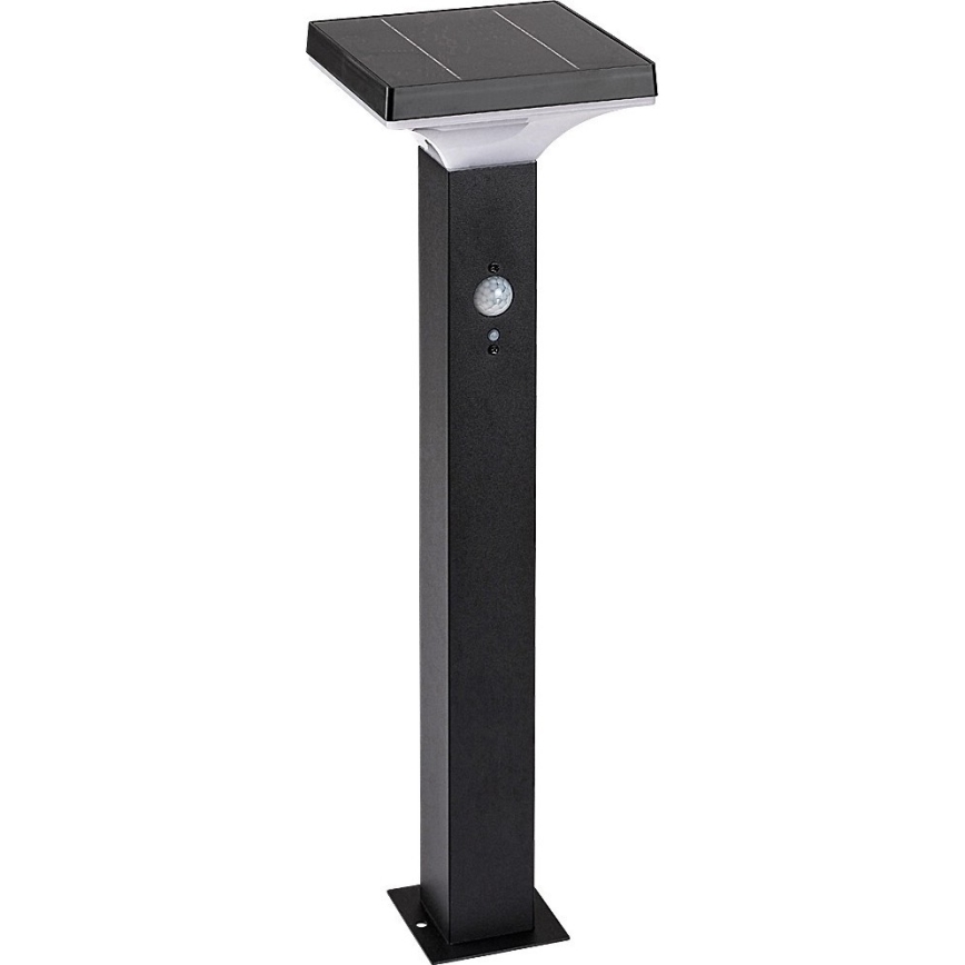 Rabalux - LED solarna svetilka s senzorjem LED/4W/3,7V IP44 črna 2200 mAh