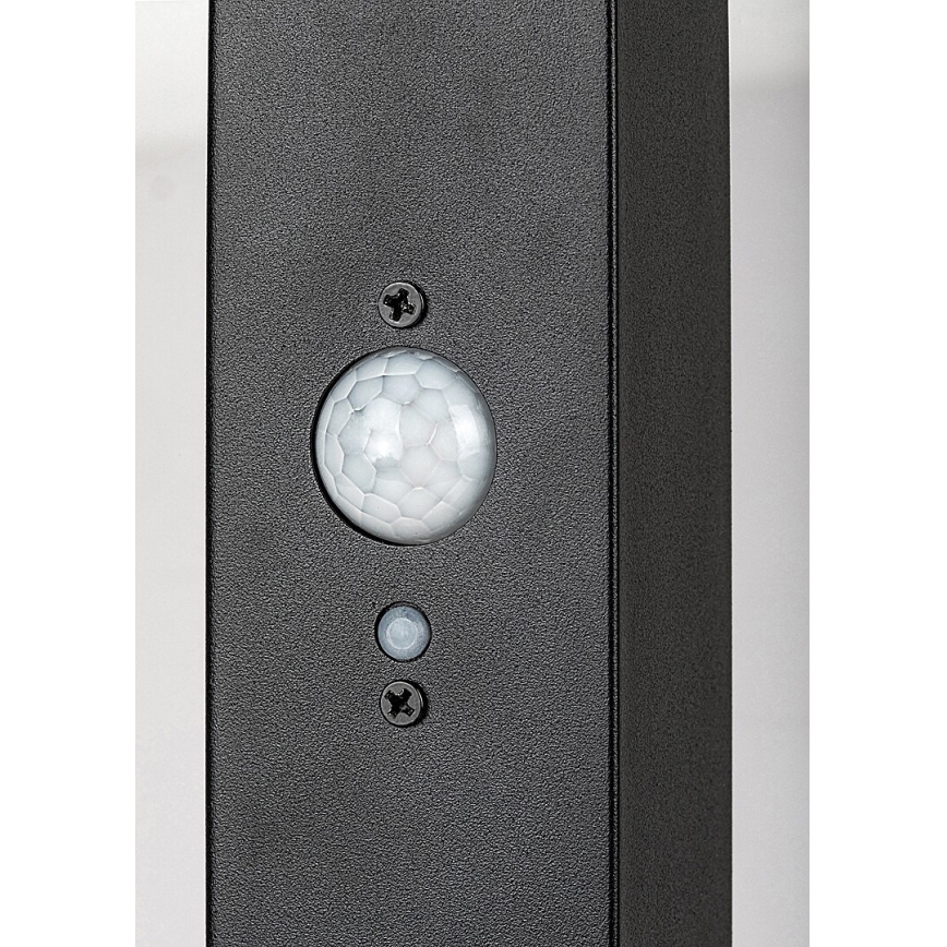 Rabalux - LED solarna svetilka s senzorjem LED/4W/3,7V IP44 črna 2200 mAh