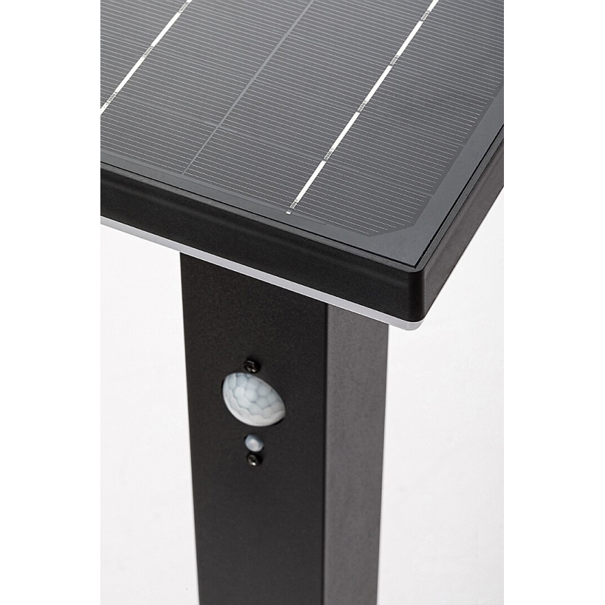 Rabalux - LED solarna svetilka s senzorjem LED/4W/3,7V IP44 črna 2200 mAh