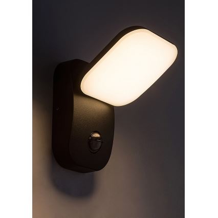 Rabalux - LED Zunanji wall flexible svetel s senzorjem LED/12W/230V IP44