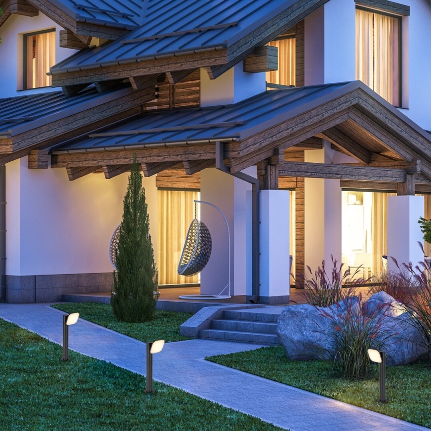 Rabalux - LED Zunanji flexible svetilka LED/12W/230V IP44 50 cm črna