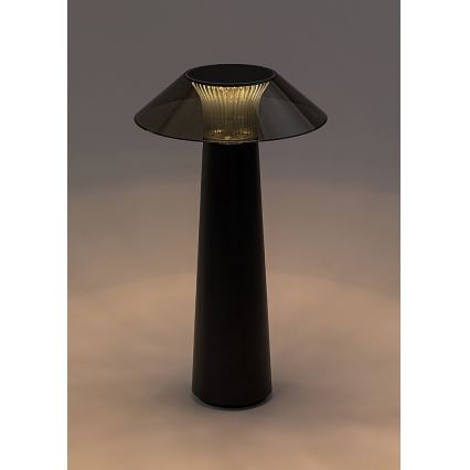 Rabalux - LED Zatemnitvena polnilna namizna svetilka na dotik LED/5W/5V IP44 črna
