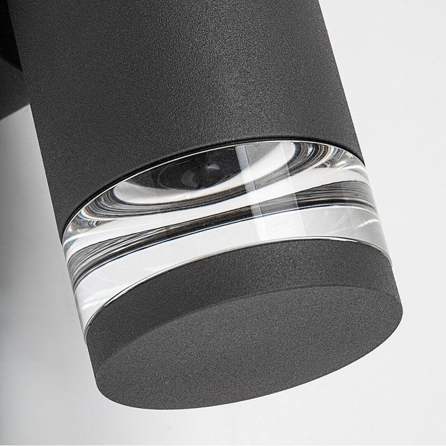 Rabalux - Zunanja stenska svetilka 2xGU10/10W/230V IP54 antracitna