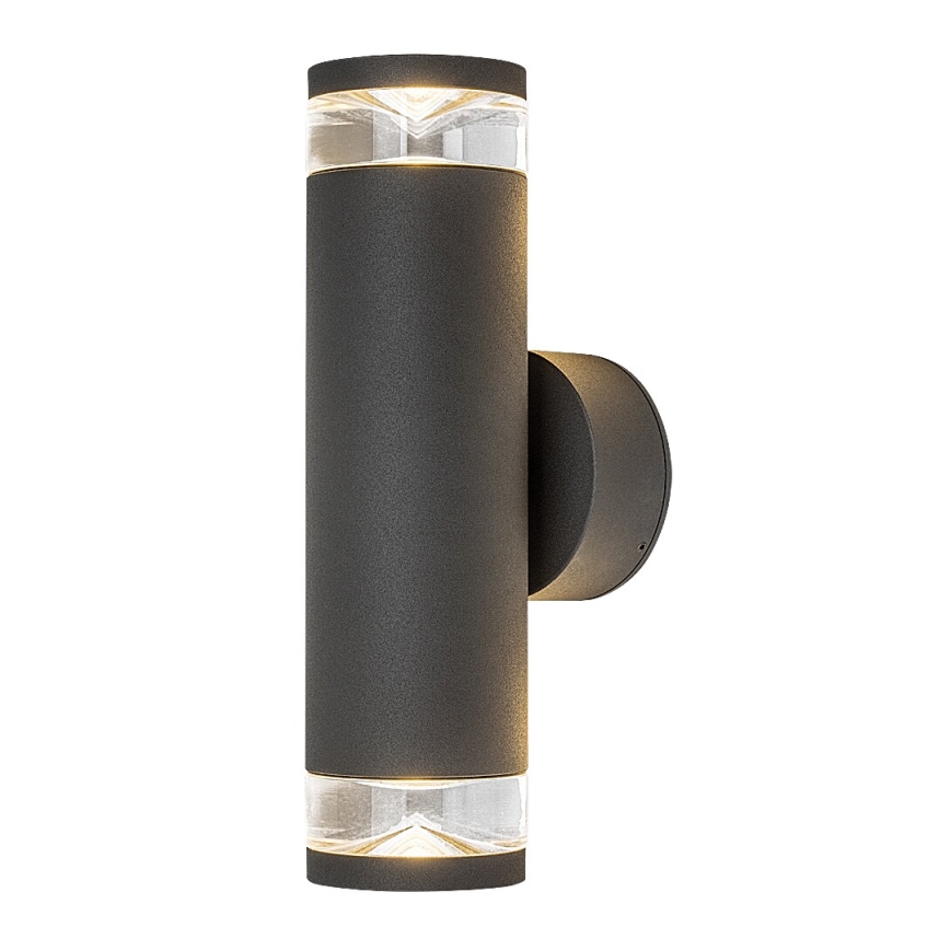 Rabalux - Zunanja stenska svetilka 2xGU10/10W/230V IP54 antracitna