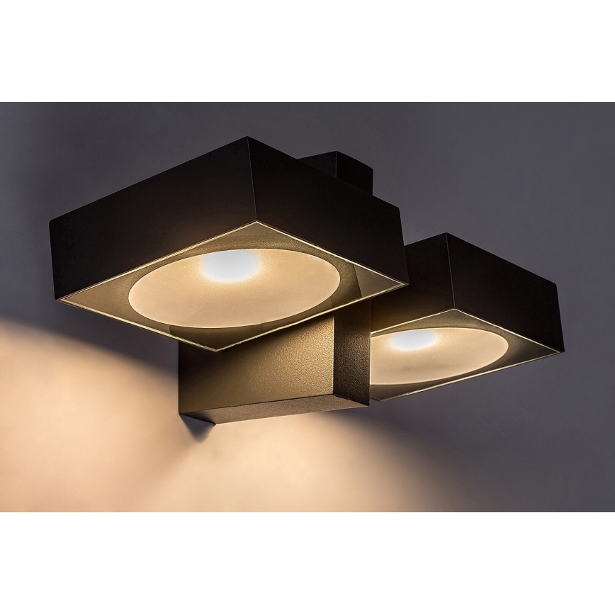 Rabalux - LED Zunanji wall flexible svetel 2xLED/7W/230V IP54 antracit
