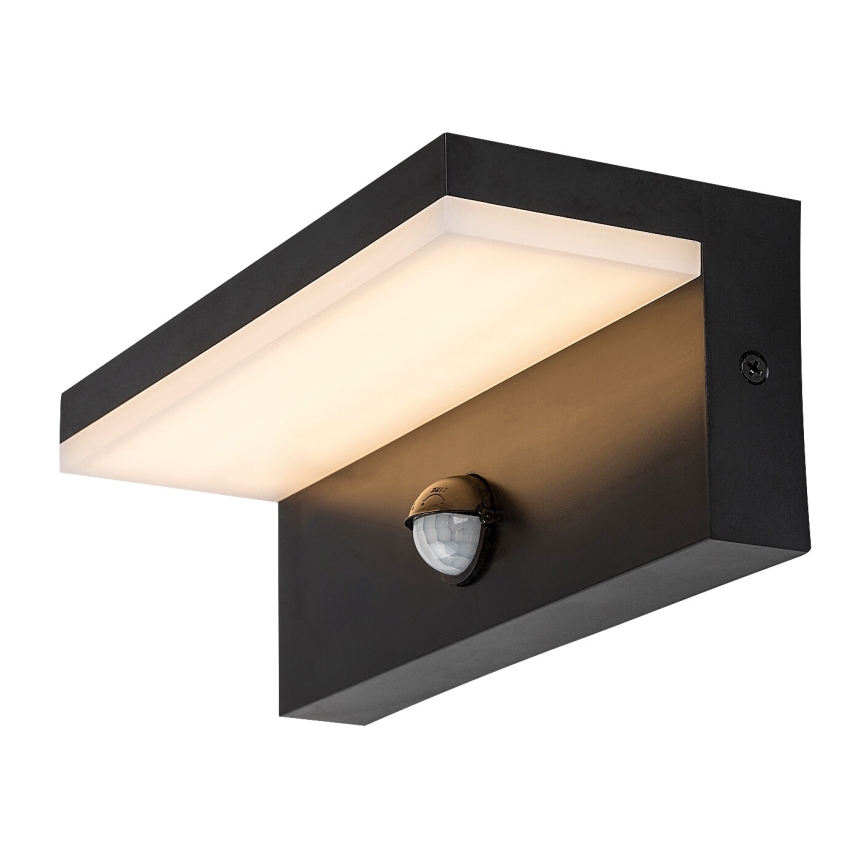 Rabalux - LED Zunanja stenska svetilka s senzorjem LED/9W/230V 2700/4000/6500K IP54 črna