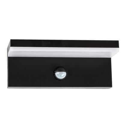 Rabalux - LED Zunanja stenska svetilka s senzorjem LED/9W/230V 2700/4000/6500K IP54 črna