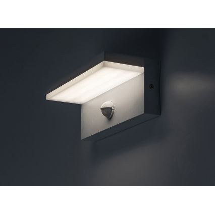 Rabalux - LED Zunanja stenska svetilka s senzorjem LED/9W/230V 2700/4000/6500K IP54 bela