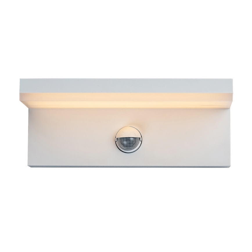 Rabalux - LED Zunanja stenska svetilka s senzorjem LED/9W/230V 2700/4000/6500K IP54 bela