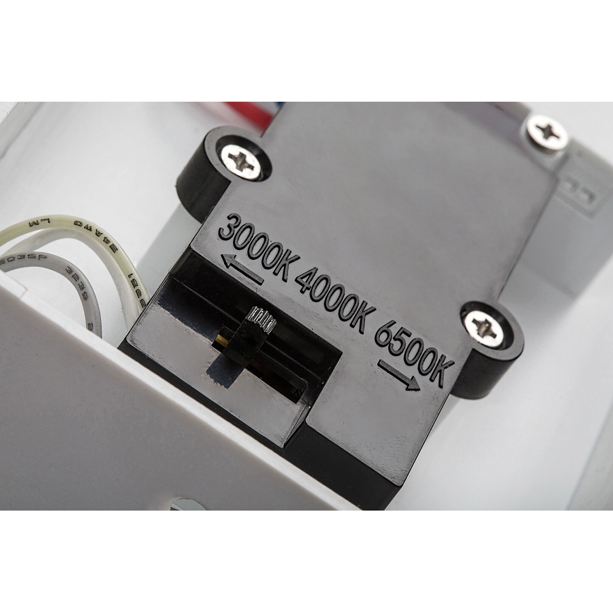 Rabalux - LED Zunanja stenska svetilka s senzorjem LED/9W/230V 2700/4000/6500K IP54 bela