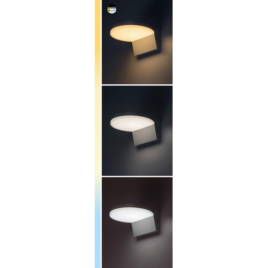 Rabalux - LED Zunanja stenska svetilka LED/9W/230V 2700/4000/6500K IP54 bela