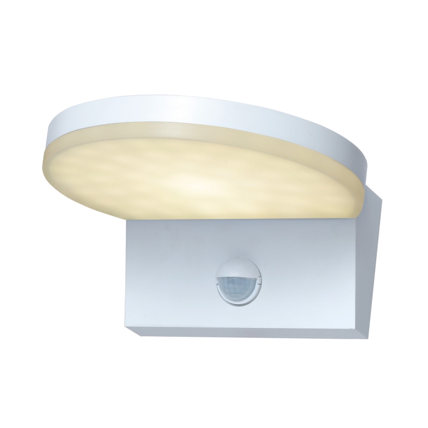Rabalux - LED Zunanja stenska svetilka s senzorjem LED/9W/230V 2700/4000/6500K IP54 bela