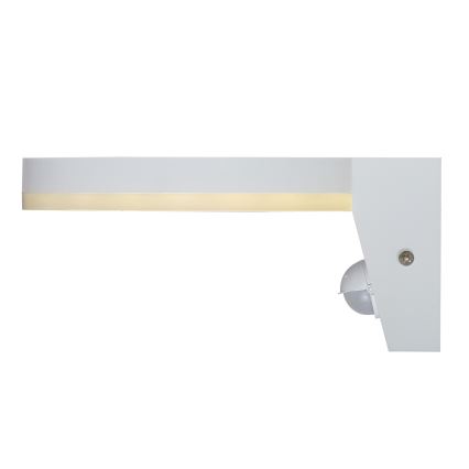 Rabalux - LED Zunanja stenska svetilka s senzorjem LED/9W/230V 2700/4000/6500K IP54 bela