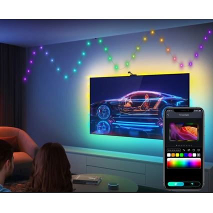 Rabalux - LED RGB Trak LED/3,2W/5V 10m IP44 Wi-Fi + Daljinski upravljalnik