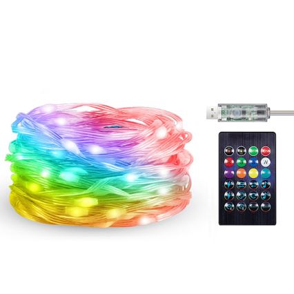 Rabalux - LED RGB Trak LED/3,2W/5V 10m IP44 Wi-Fi + Daljinski upravljalnik