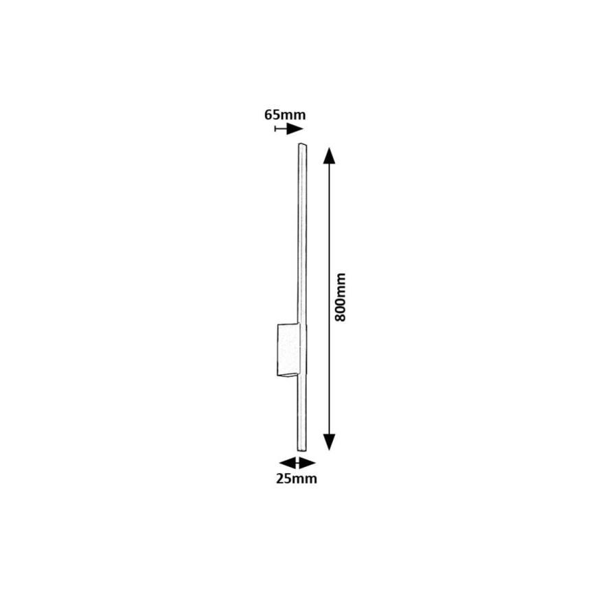 Rabalux - LED Zunanja stenska svetilka LED/12W/230V IP44