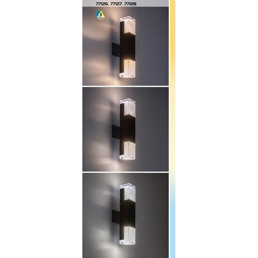Rabalux - LED Zunanja stenska svetilka LED/12W/230V 2700/4000/6000K IP54