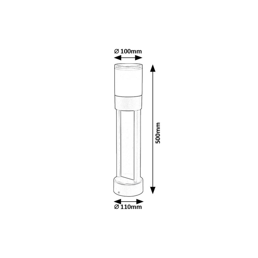 Rabalux - LED Zunanja svetilka LED/12W/230V IP44 50 cm