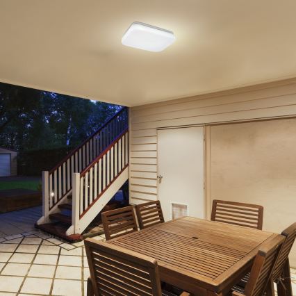 Rabalux - LED Kopalniška stropna svetilka s senzorjem LED/18W/230V 3000K IP44