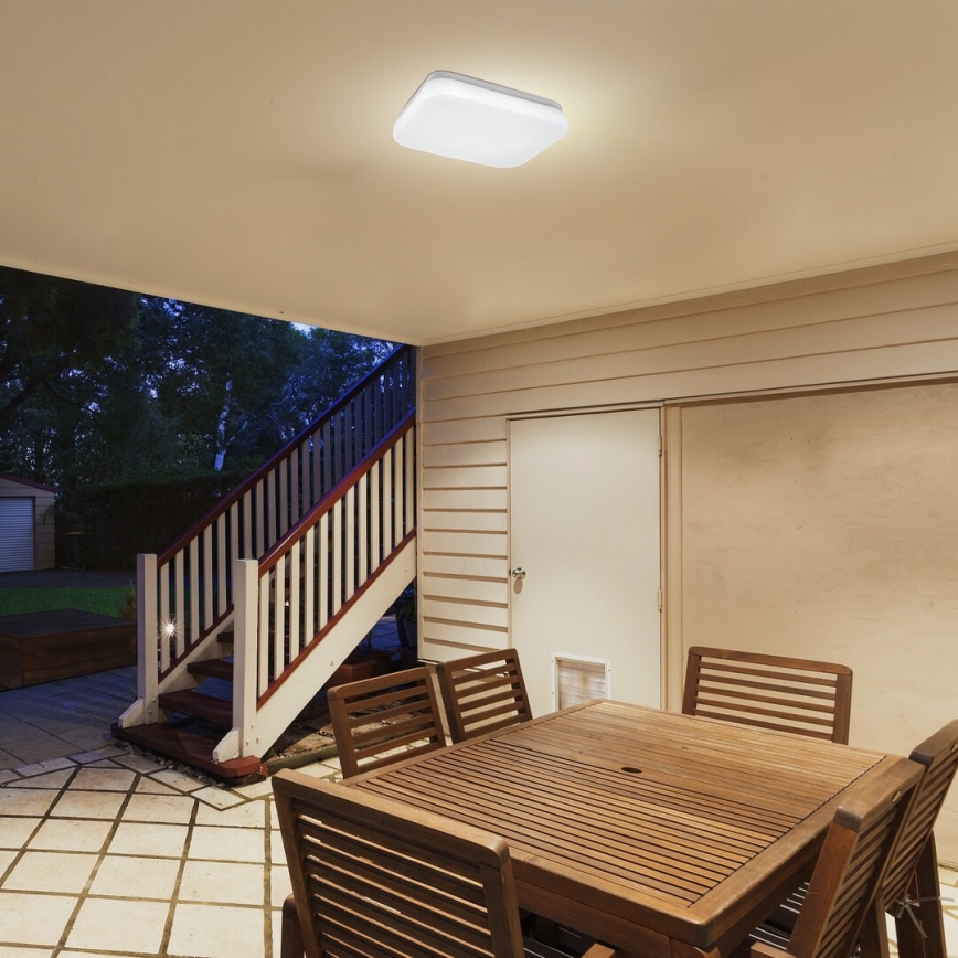 Rabalux - LED Kopalniška stropna svetilka s senzorjem LED/18W/230V 3000K IP44