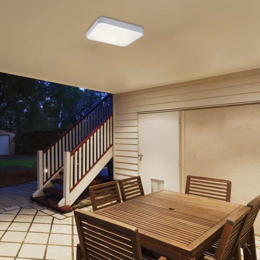 Rabalux - LED Kopalniška stropna svetilka s senzorjem LED/18W/230V 4000K IP44