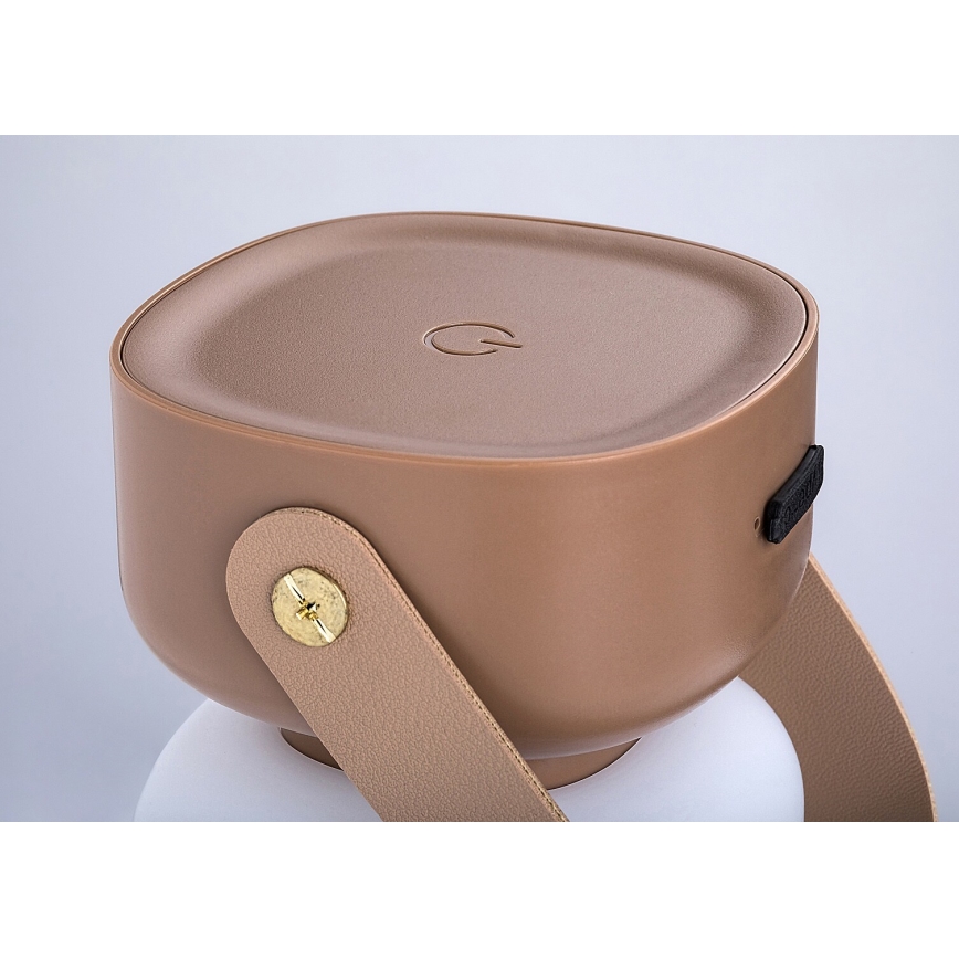 Rabalux - LED Zatemnitvena polnilna zunanja namizna svetilka na dotik LED/3W/5V IP44 rjava