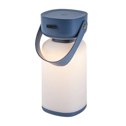 Rabalux - LED Zunanja polnilna namizna svetilka z možnostjo zatemnitve na dotik LED/3W/5V IP44 modra