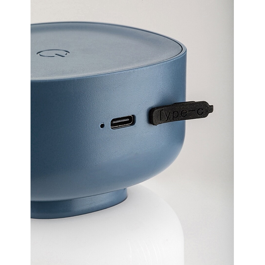 Rabalux - LED Zunanja polnilna namizna svetilka z možnostjo zatemnitve na dotik LED/3W/5V IP44 modra