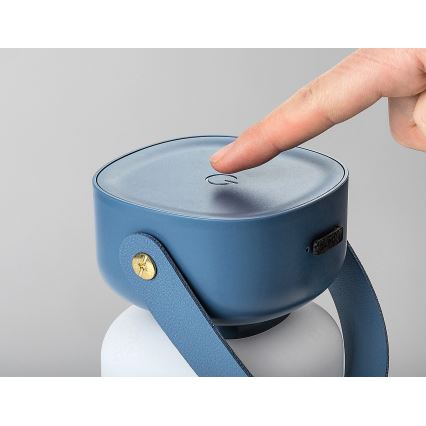 Rabalux - LED Zunanja polnilna namizna svetilka z možnostjo zatemnitve na dotik LED/3W/5V IP44 modra