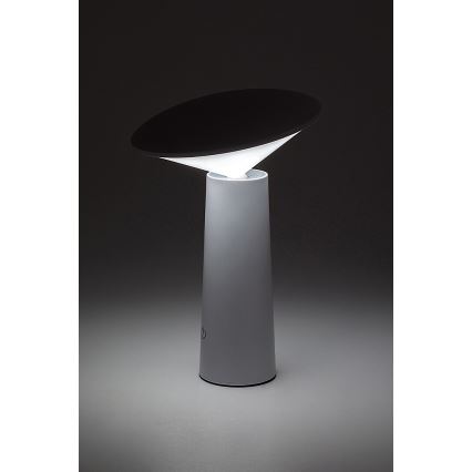 Rabalux - LED Zatemnitvena polnilna namizna svetilka na dotik POLPERRO LED/3W/3,7V 1200mAh bela