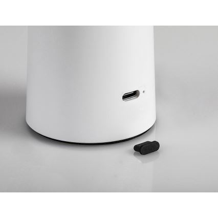 Rabalux - LED Zatemnitvena polnilna namizna svetilka na dotik POLPERRO LED/3W/3,7V 1200mAh bela