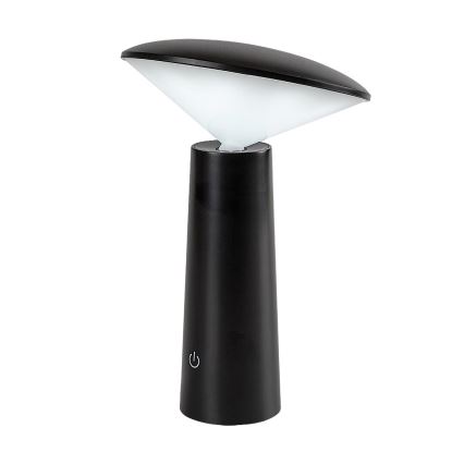 Rabalux - LED Zatemnitvena polnilna namizna svetilka na dotik POLPERRO LED/3W/3,7V 1200mAh črna