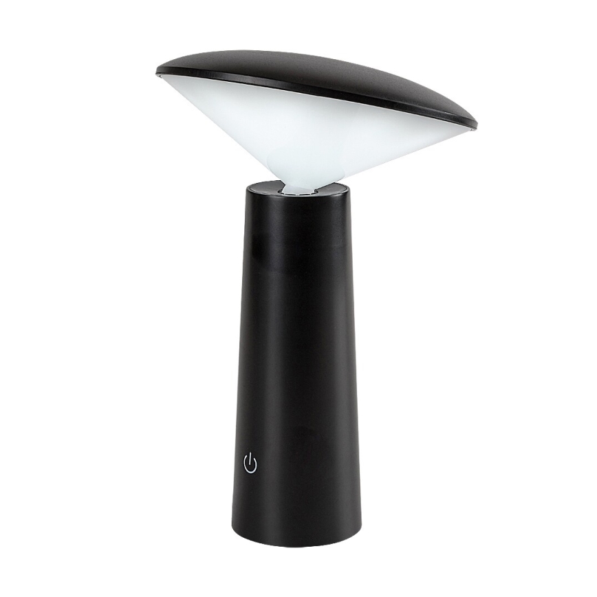 Rabalux - LED Zatemnitvena polnilna namizna svetilka na dotik POLPERRO LED/3W/3,7V 1200mAh črna