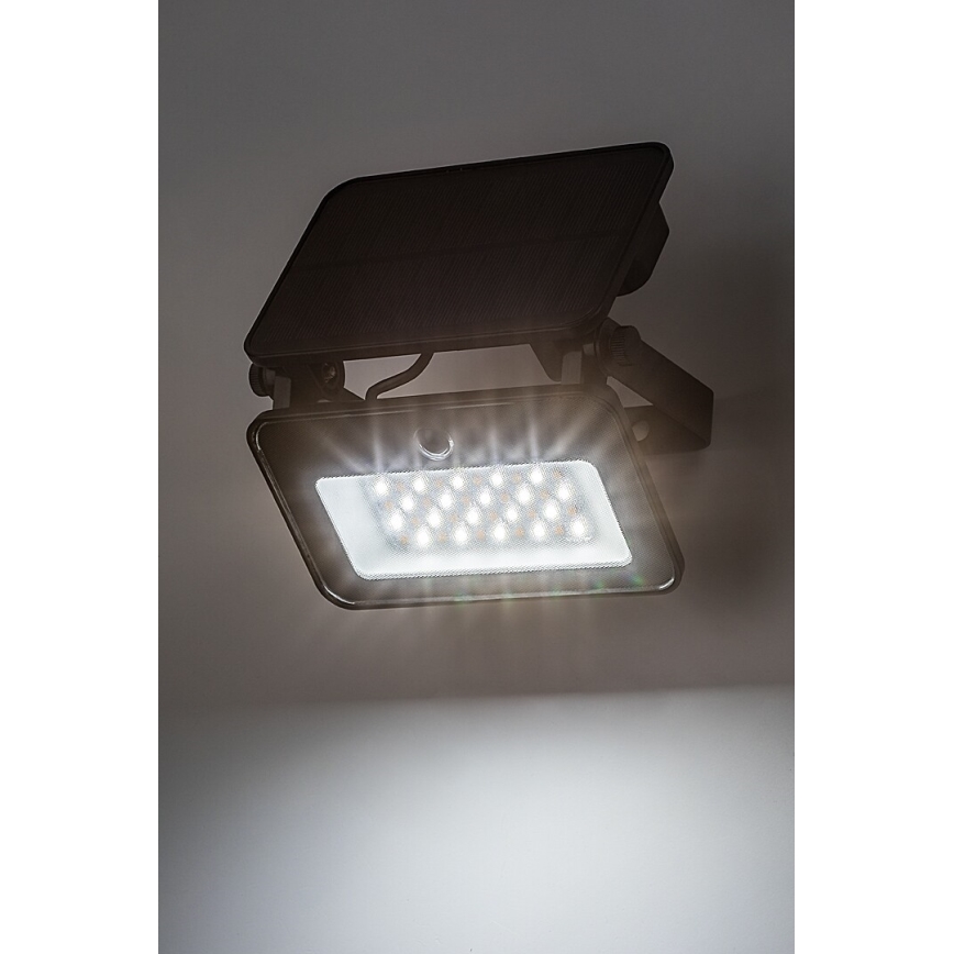 Rabalux - LED solarni reflektor s senzorjem LED/6W/3,7V 3000/4000/6500K IP65 2200 mAh