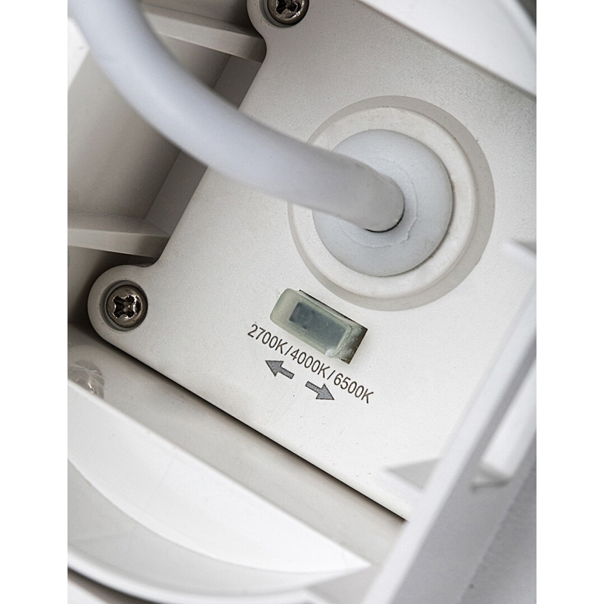Rabalux - LED Zunanja stenska svetilka LED/9W/230V 2700/4000/6500K IP65 bela