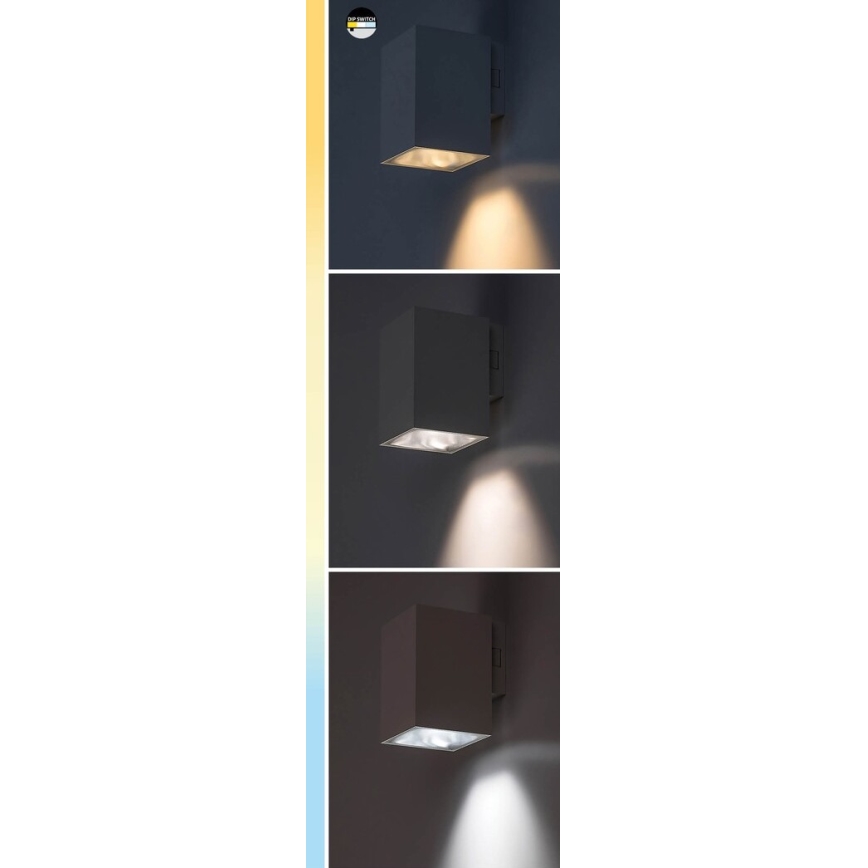 Rabalux - LED Zunanja stenska svetilka LED/18W/230V 2700/4000/6500K IP65 bela