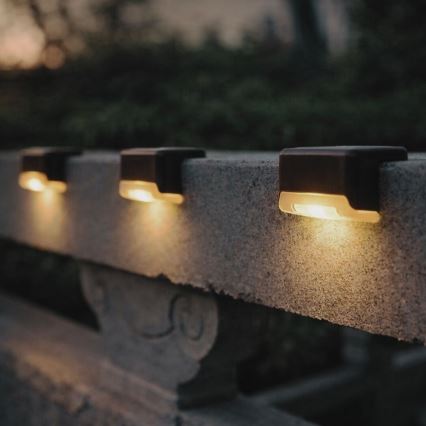 Rabalux - komplet 4 kosov LED solarnih stenskih svetilk s senzorjem mraka LED/0,06W/1,2V 300 mAh IP44